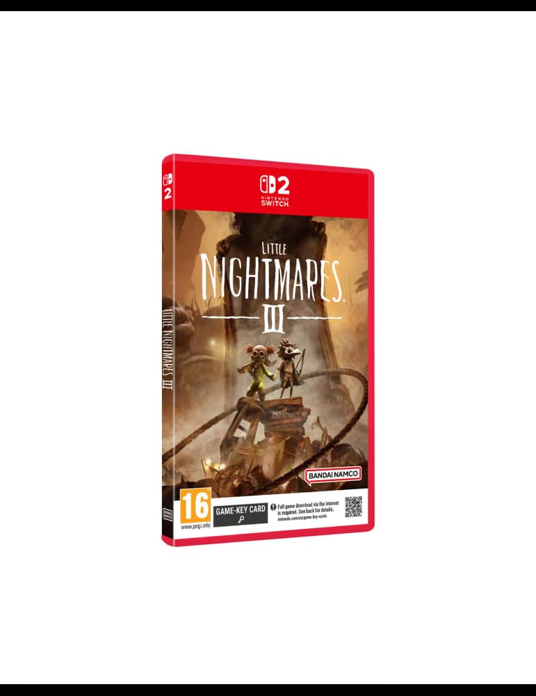 Jeu Bandai Namco Little Nightmares 3 sur Nintendo Switch 2, genre horreur survival en coopératif