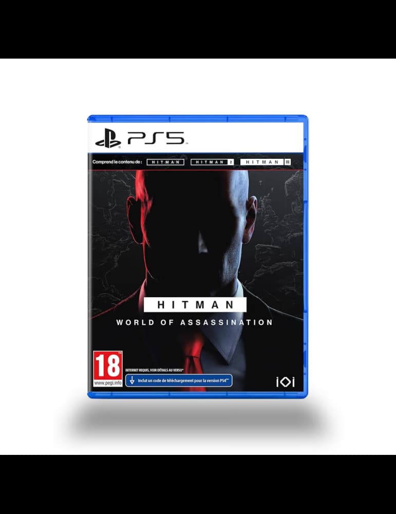 Jeu PS5 IO Interactive Hitman World of Assassination, action infiltration, textes en français