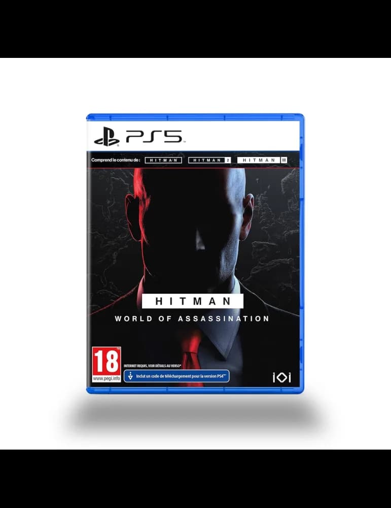 Jeu PS5 IO Interactive Hitman World of Assassination, action infiltration, textes en français
