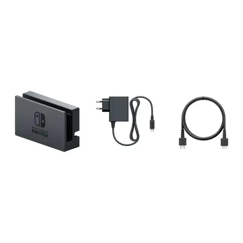 Station d’accueil Nintendo Switch noire avec sortie HDMI et ports USB
