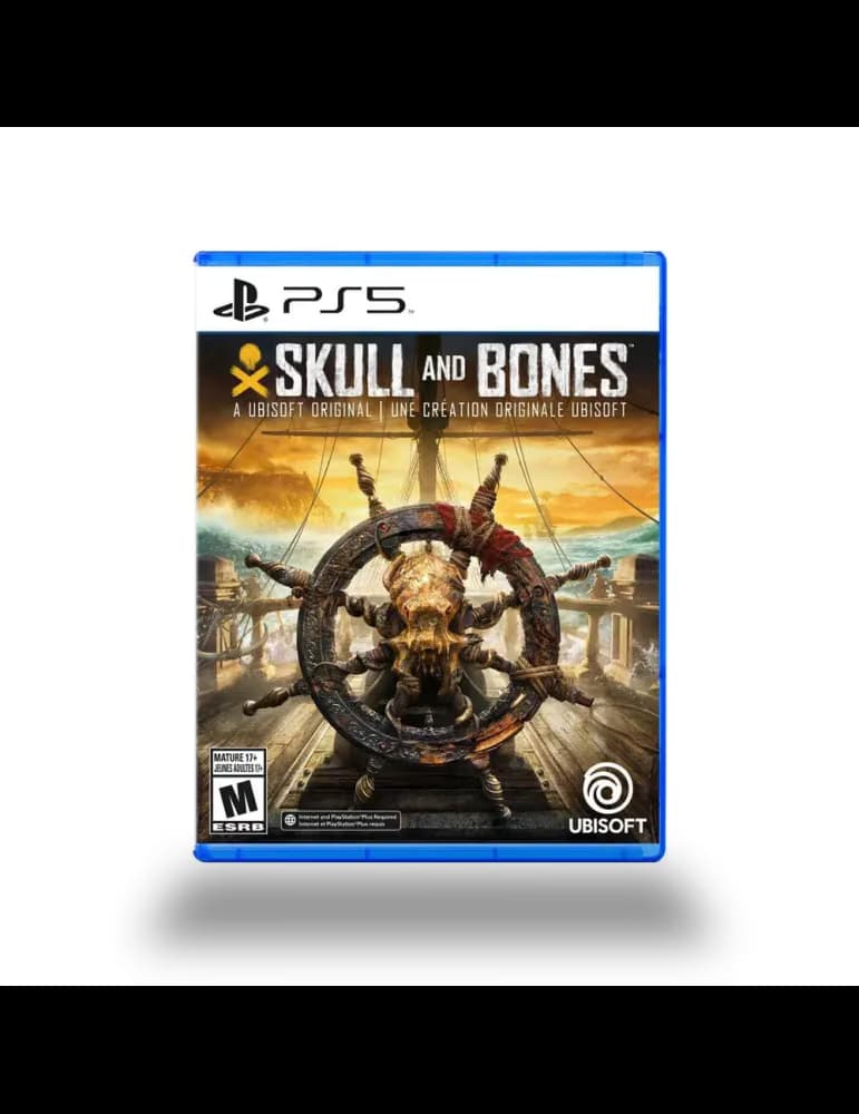Jeu PS5 Ubisoft Skull and Bones, édition standard, jaquette en français
