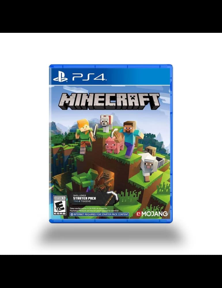 Jeu vidéo Microsoft Minecraft sur PS4, aventure et simulation en coopératif