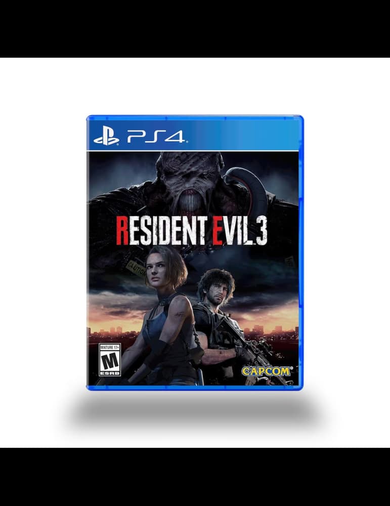 Jeu PS4 Capcom Resident Evil 3, survival horror PEGI 18