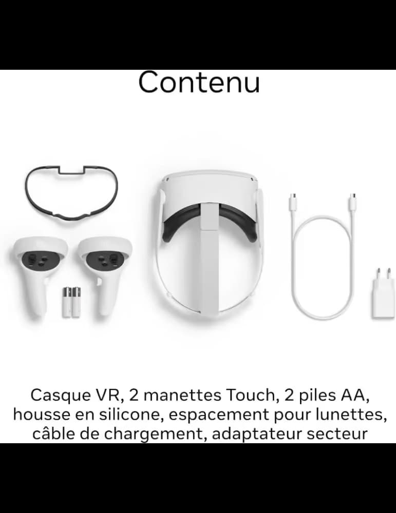 Oculus Meta Quest 2 - 256 Go
