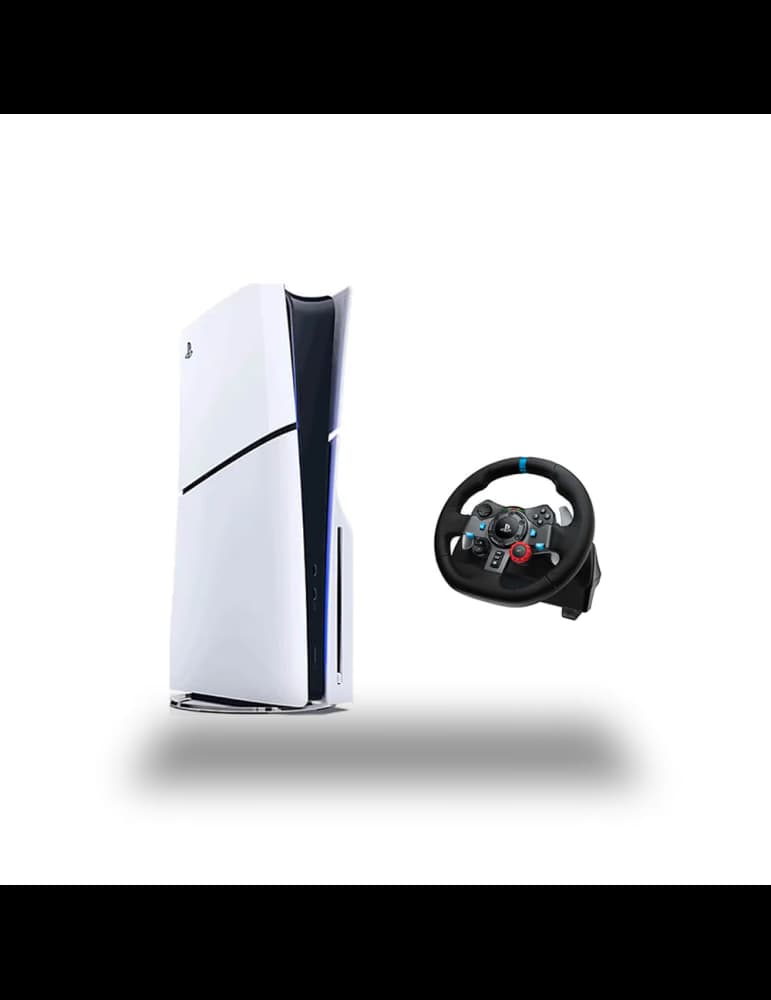 Pack console Sony PlayStation 5 avec lecteur Blu-ray et volant Logitech G29 Driving Force