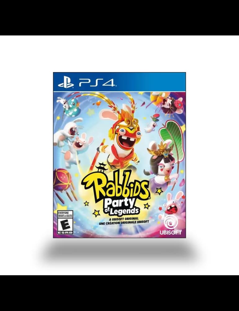 Jeu PS4 Ubisoft Les Lapins Crétins Party of Legends, party game multijoueur local et en ligne