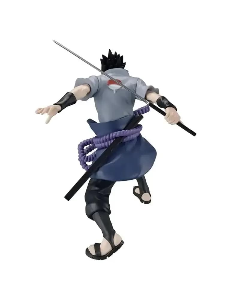 Figurine Banpresto Naruto Shippuden Vibration Stars Sasuke Uchiha III en PVC, hauteur environ 16 cm