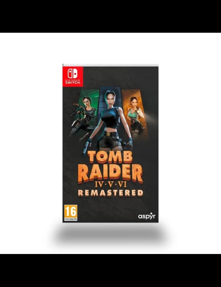 Jeu Nintendo Switch Aspyr Tomb Raider IV-VI Remastered, compilation action-aventure PEGI 16