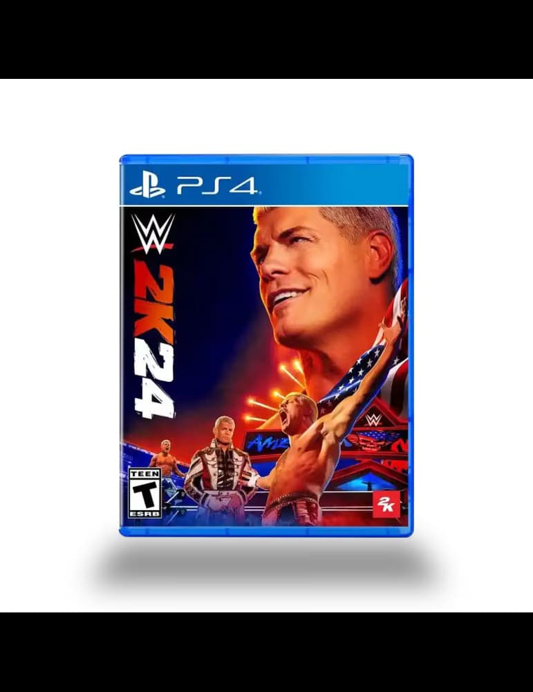 Jeu PS4 2K Games WWE 2K24, jeu de combat sportif multijoueur en ligne