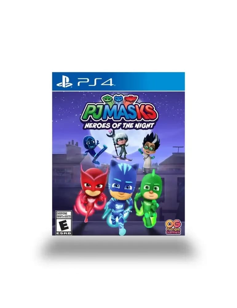 Jeu PS4 PJ Masks Heroes of the Night, action-aventure coopératif, PEGI 3