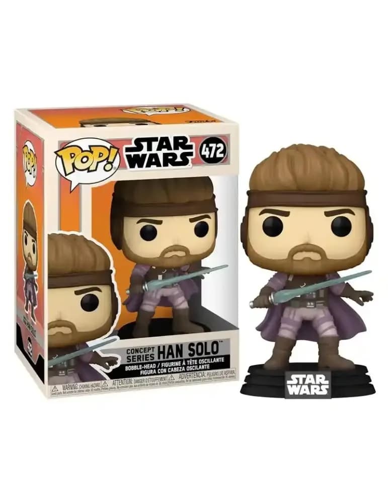 Figurine Funko Pop Star Wars Han Solo en PVC d’environ 10 cm