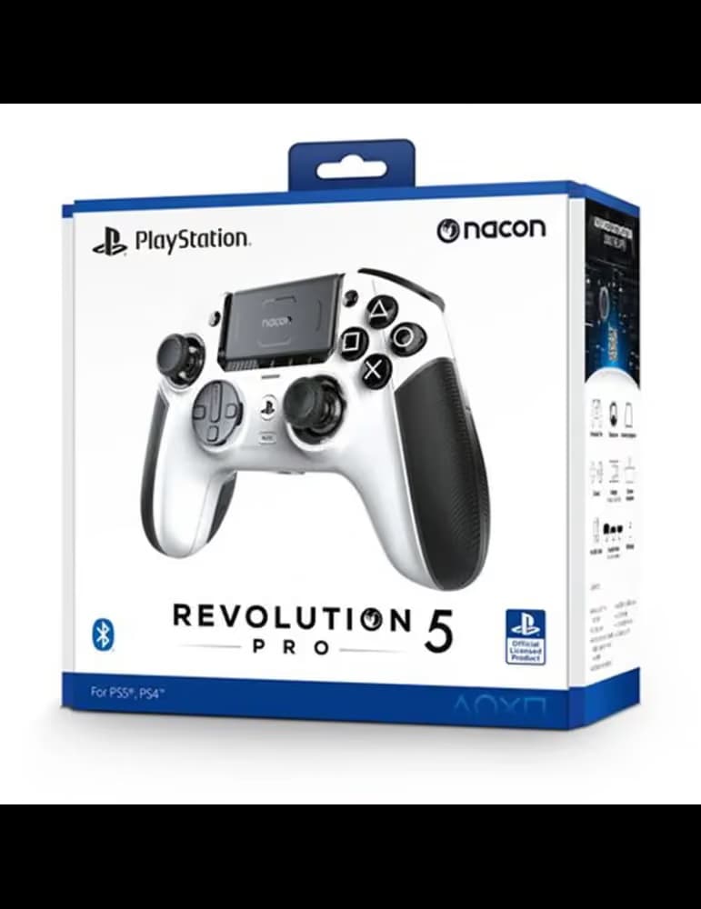 Manette Pro Nacon Revolution 5 Pro Noire Blanc