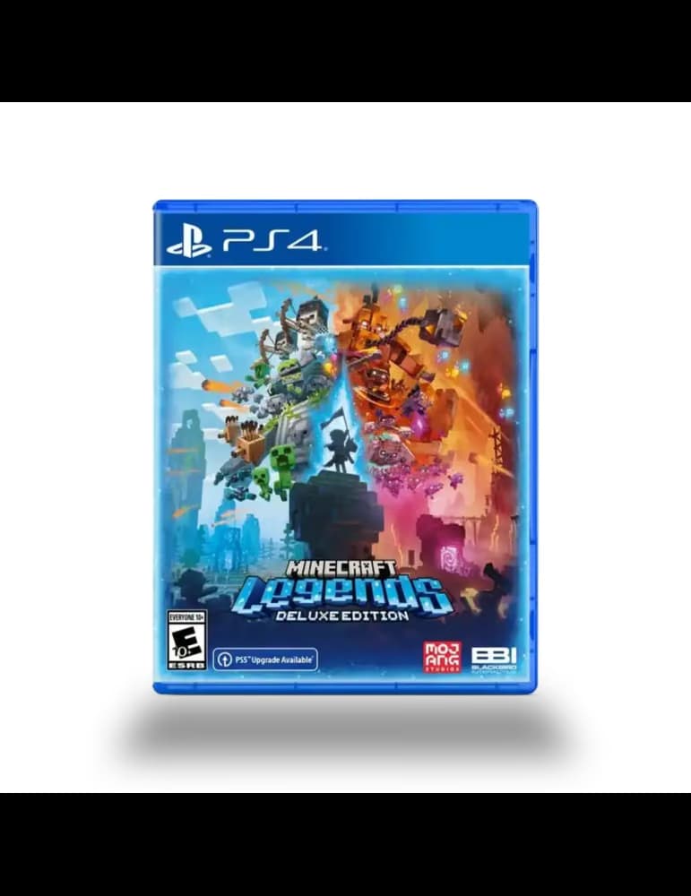 Jeu PS4 Microsoft Minecraft Legends Deluxe Edition, jaquette multilingue