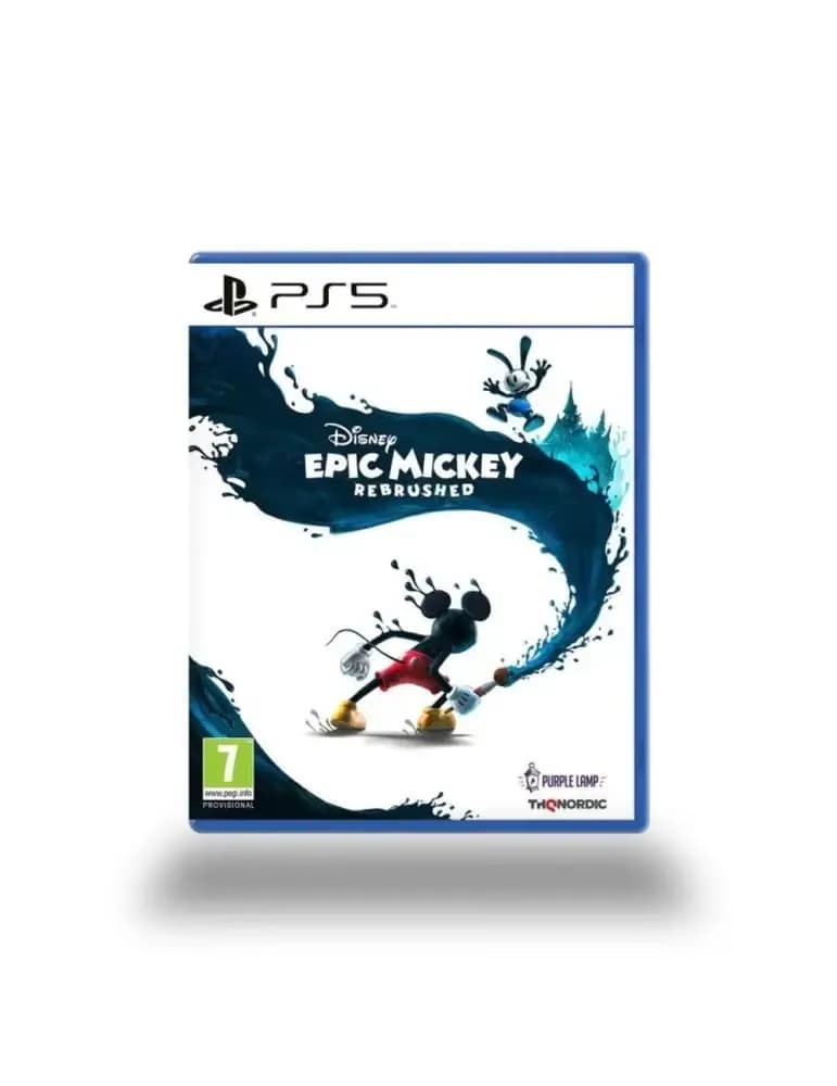 Jeu PS5 THQ Nordic Disney Epic Mickey Rebrushed, édition standard boîtier physique
