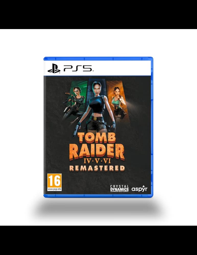 Jeu PS5 Aspyr Tomb Raider I–III Remastered, compilation action-aventure, PEGI 16