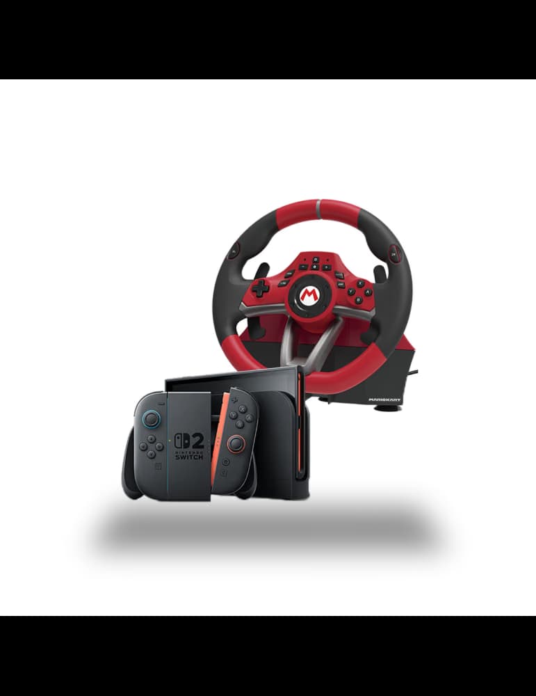 Pack: Nintendo Switch 2 + Mario Kart Racing Wheel Pro Deluxe