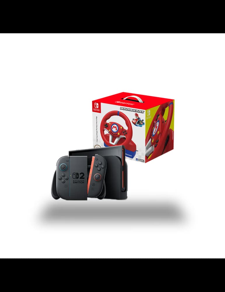 Pack: Nintendo Switch 2 + Mario Kart Racing Wheel Pro Mini