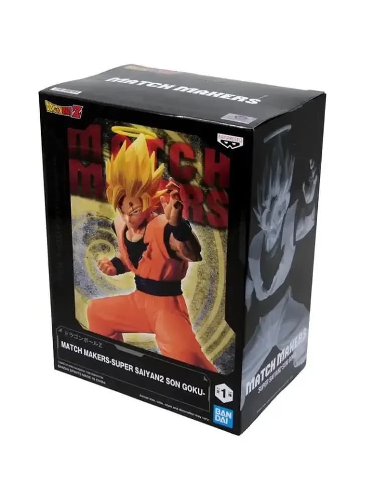 Figurine Banpresto Dragon Ball Z Match Makers Super Saiyan 2 Goku en PVC