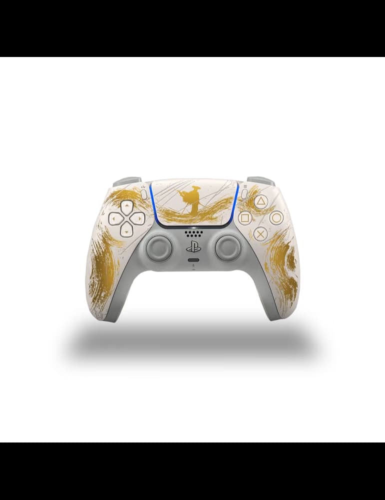 Manette Sony PS5 DualSense édition limitée Ghost of Yotei couleur or