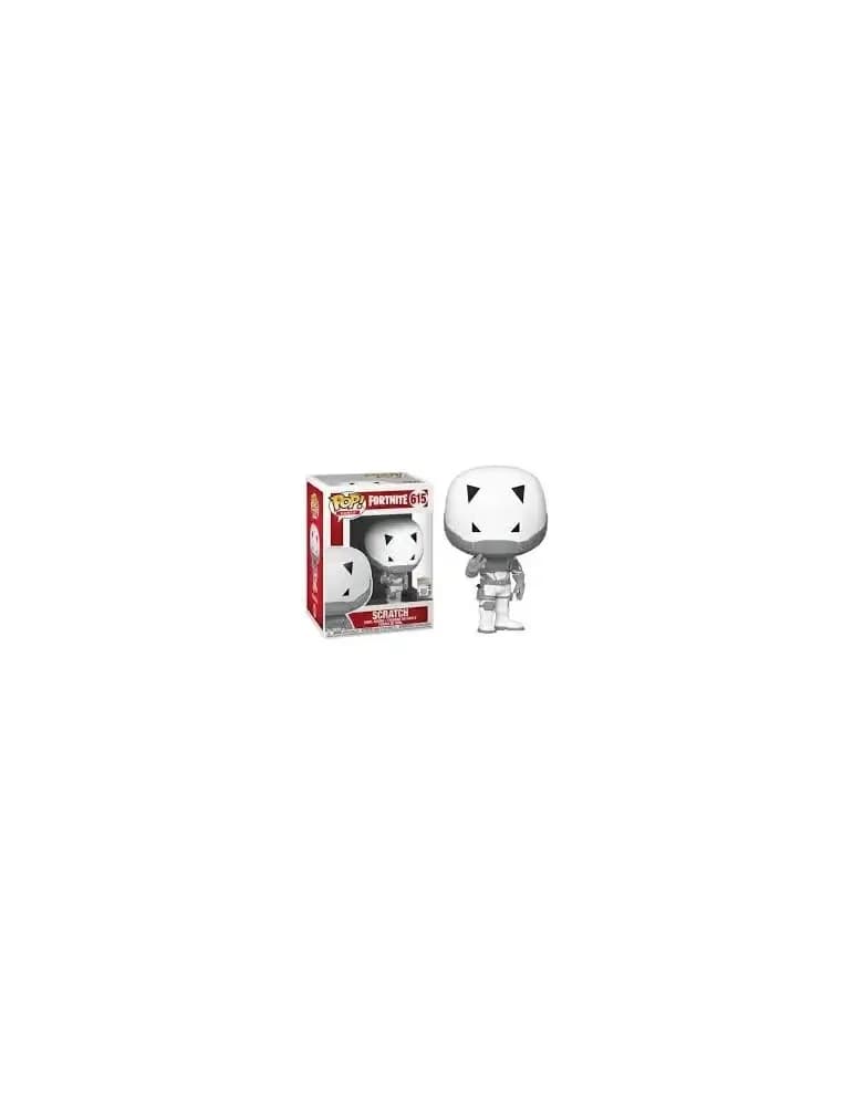 Figurine Funko Pop Fortnite Scratch en PVC blanche d’environ 10 cm
