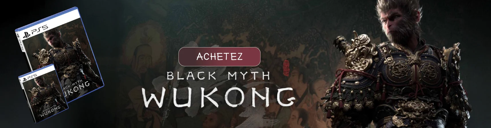 black myth wukong jeux playstation 5 en tunisie